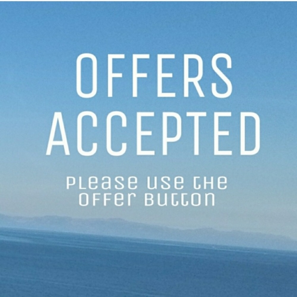 I accept all reasonable offers!!!